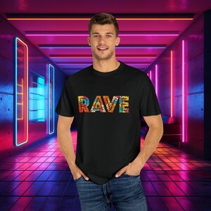 BOLD Collection Mens RAVE Top, Festival Outfit, House Music Lover, Party Shirt, EDM Shirt, House Music, Colors Shirt, Comfortable Raver Gift