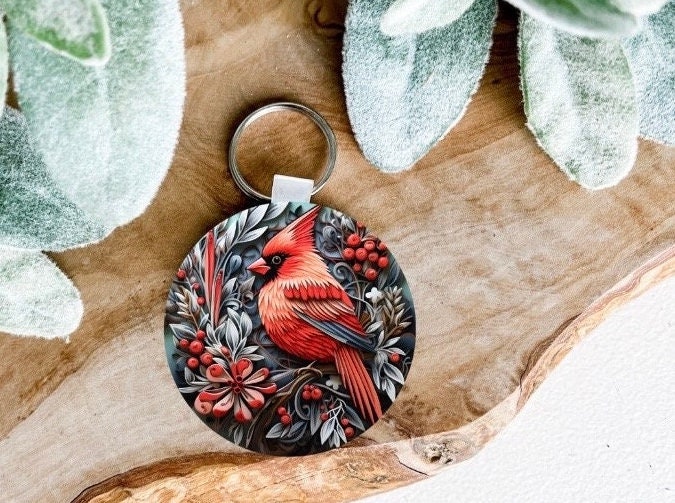 Cardinal Key Chain - A Cardinal is a visitor from Heaven – The Remembrance  Center