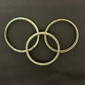 3 Ancient Bronze Age 300 BC - 200 AD Dong Son Culture Bracelets 2000 Year Old Bracelets  Vietnam