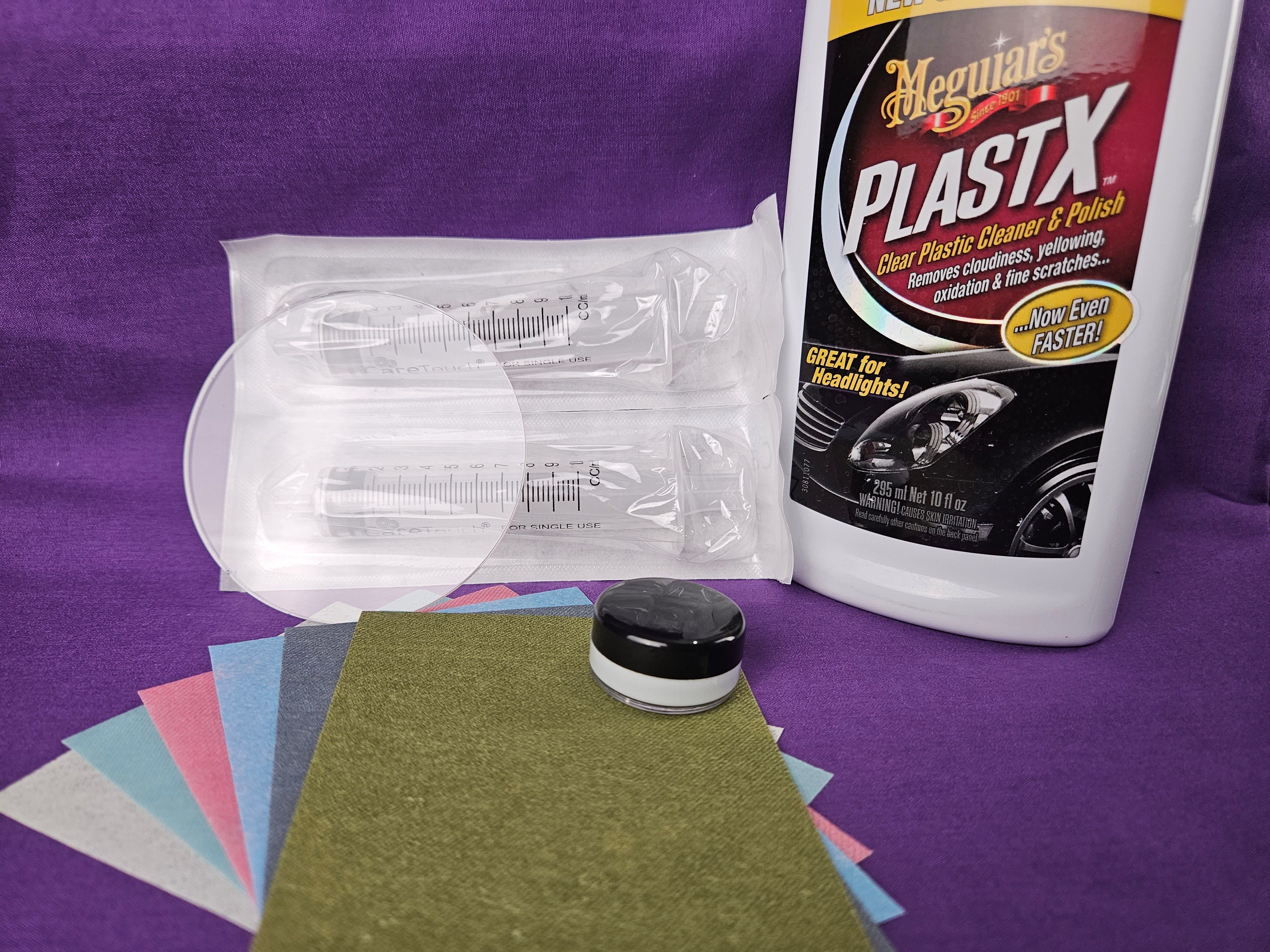 Plastic-Craft  Micro-Mesh Car Headlight Lens Restore Kit