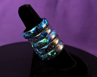 Niftelin Moonlight Rings - Opalescent Resin Rings