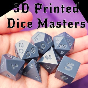 3D Printed Dice Masters (7 Piece)