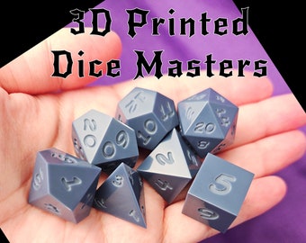 3D Printed Dice Masters (7 Piece)