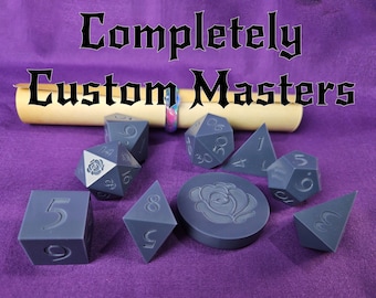 Completely Custom 3D Printed Dice Masters - Make your own dice at home!