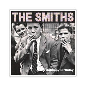 The Smiths sticker, bands, 80&#39;s, music, stickers