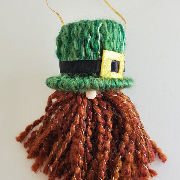 Handmade Yarn Leprechaun - Gifts Under 15 Dollars