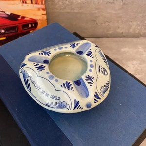 Vintage Delft Ashtray Holland Independence Day Celebration