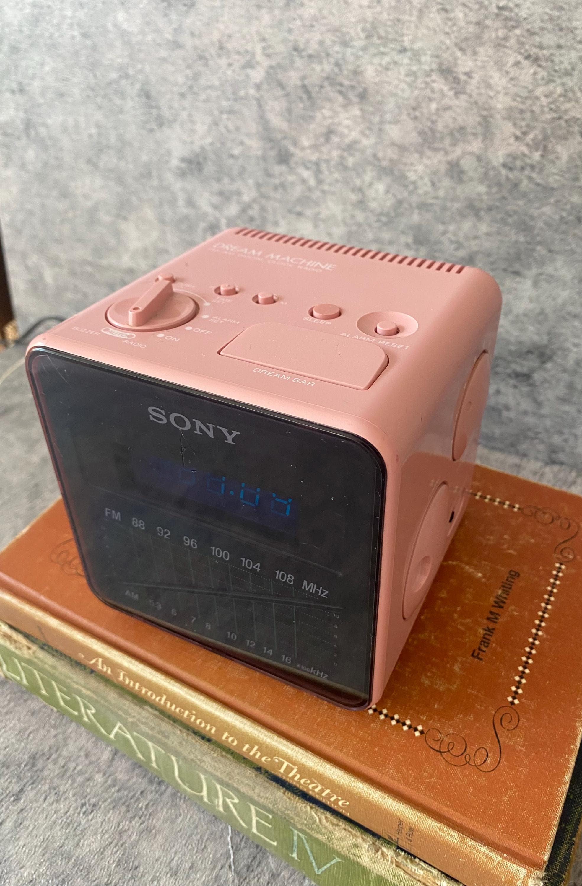 SONY FM/AM 2バンド クロックラジオICF-A8 ピンク ジャンク SONY FM⁄AM 2バンド クロックラジオICF-A8 ピンク ジャンク SONY FM⁄AM