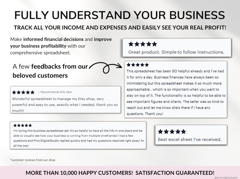 Etsy Seller Bookkeeping Spreadsheet POD Small Business Planner Income Expense Profit Tracker Google Sheets Excel Printify Profit Tax Tracker