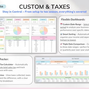 Small business spreadsheet bundle for service business owners available in Excel and Google Sheets. Includes bookkeeping spreadsheet, client tracker, CRM, payroll tracker, invoice tracker, and order tracker to organize finances and customers. Perfect all-in-one toolkit to manage your service business, streamline bookkeeping, and track clients, orders, and payments with ease in one simple system.