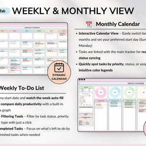 Project Management Spreadsheet for Excel and Google Sheets designed for small businesses, teams, and freelancers. Includes dashboards, recurring tasks, Gantt chart, Kanban board, Eisenhower matrix, task tracker, project timeline, and schedule templates