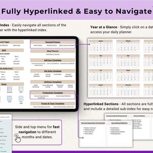 OneNote Planner 2026 2027 Digital OneNote Templates Hyperlinked Planner Daily Weekly Planner Organization Planner Professional OneNote 2026 2027