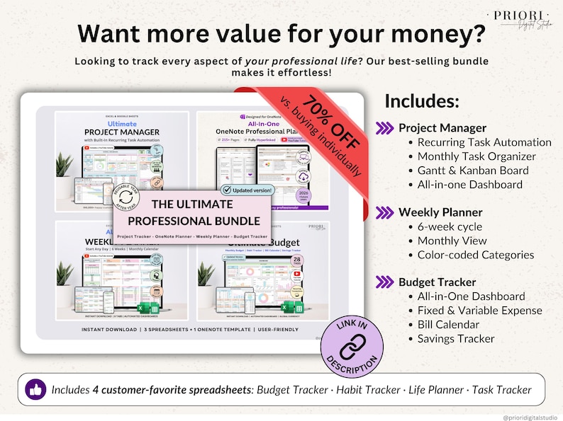 onenote digital planner for work 2026 hyperlinked weekly planner template onenote project management planner dated digital planner for professionals onenote calendar template business planner one note productivity planner 2026 onenote planner for organization