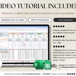 Ultimate Debt Dashboard spreadsheet to track and pay off debt with snowball, avalanche, or custom strategy with custom payment amounts. Includes debt payoff tracker, debt payoff spreadsheet, credit card and loan tracker, mortgage and student loan payoff calculator, credit score tracker and credit utilization tracking, monthly dashboard, repayment calculator. Google Sheets and Excel debt tracker for personal finance, budget planner, financial planner.