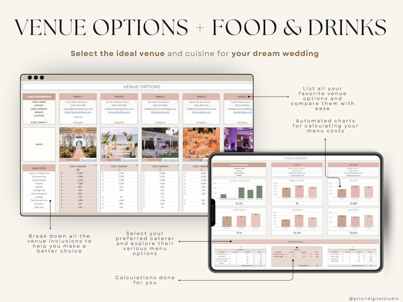 Wedding Planner Spreadsheet Wedding Budget Tracker Wedding Timeline Checklist Guest List Tracker Wedding Itinerary Seating Plan Wedding Gift