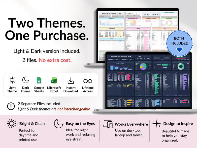 Easy Budget Planner for Google Sheets and Excel — an all-in-one paycheck budgeting spreadsheet designed to help you manage your weekly, biweekly, and monthly finances. Track income, expenses, bills, and savings goals effortlessly. Perfect for personal finance management, money tracking, and improving your financial planning with a clear, customizable budget template