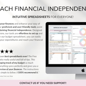 Reach financial independence page is laid out. Description our PrioriDigitalStudio products and philosophy. A 5-stars review of a client is described.