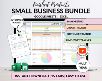 Small Business Tracker Spreadsheet Google Sheets Excel Inventory Template Customer Tracker Bookkeeping Template Order Tracker Sales Taxes