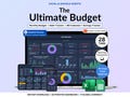 Annual Budget Spreadsheet Excel Google Sheets Budget Template Monthly Budget Tracker Bill Debt Tracker Financial Planner Dark Mode Budget