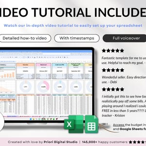 Ultimate Debt Dashboard spreadsheet to track and pay off debt with snowball, avalanche, or custom strategy with custom payment amounts. Includes debt payoff tracker, debt payoff spreadsheet, credit card and loan tracker, mortgage and student loan payoff calculator, credit score tracker and credit utilization tracking, monthly dashboard, repayment calculator. Google Sheets and Excel debt tracker for personal finance, budget planner, financial planner.