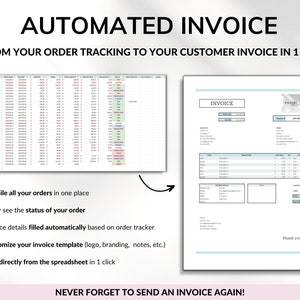 Small Business Bookkeeping Spreadsheet Inventory Tracker Order Tracker Product Handmade Pricing Calculator Client Tracker Google Sheet Excel