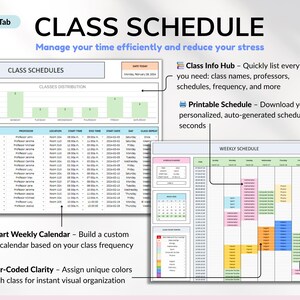 All-in-one student planner for college and school! Track assignments, exams, and deadlines. Includes finance tracker, class schedule, weekly calendar, to-do list, attendance log, reading tracker, contact list, and more. Prioritize tasks, monitor schoolwork, and visualize your schedule. Perfect academic planner for staying organized all semester. Ideal for students and college life!