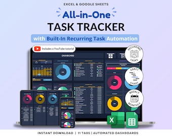 Task Tracker Excel Spreadsheet To Do List Google Sheets Task Priority Tracker Eisenhower Matrix Kanban Board Team Task Manager To Do Planner