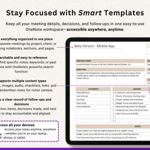 onenote digital planner for work 2026 hyperlinked weekly planner template onenote project management planner dated digital planner for professionals onenote calendar template business planner one note productivity planner 2026 onenote planner for organization