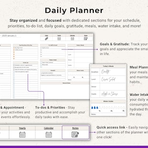 OneNote Planner 2026 2027 Digital OneNote Templates Hyperlinked Planner Daily Weekly Planner Organization Planner Professional OneNote 2026 2027