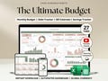 Ultimate Annual Budget Spreadsheet Excel Google Sheets Budget Template Monthly Budget Tracker Financial Planner Bill Tracker Debt Tracker