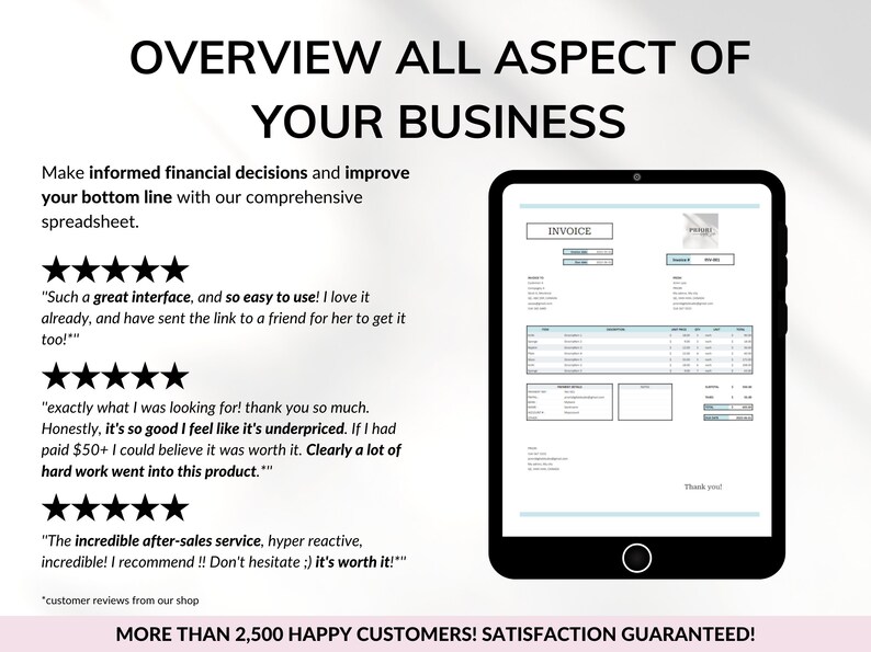 Small Business Spreadsheet Inventory Tracker Order Sales Tracker Product Handmade Pricing Calculator Client Tracker Google Sheets Excel