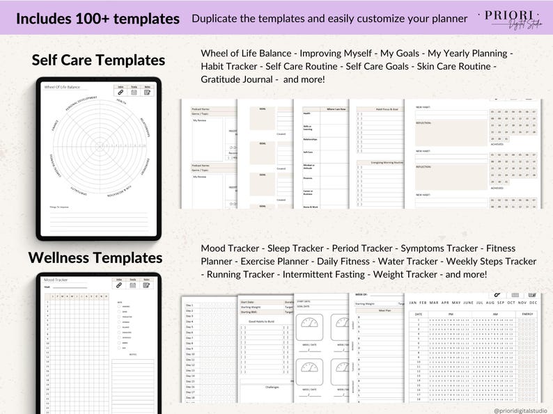 OneNote Planner 2026 2027 Digital OneNote Templates Hyperlinked Planner Daily Weekly Planner Organization Planner Professional OneNote 2026 2027