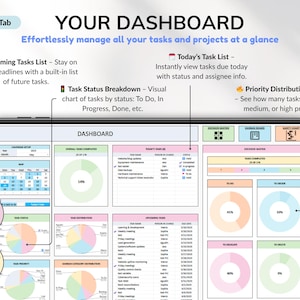 task tracker spreadsheet for Google Sheets digital to-do list and task manager template Excel daily planner for work and projects Google Sheets productivity dashboard team task tracker with priority labels project management spreadsheet for teams all-in-one task planning Google Sheet 
recurring task planner in Google Sheets weekly and monthly task overview template visual kanban board in spreadsheet format smart task tracker for personal planning Google Sheets planner with decision matrix