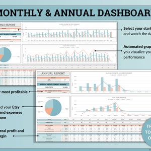 Etsy Bookkeeping Spreadsheet Small Business Bookkeeping Income Expense Profit Tracker Google Sheets Excel Accounting Template Tax Tracker