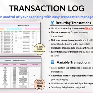 Paycheck Budget Spreadsheet Monthly Budget Weekly Budget Biweekly Debt Tracker Bill Tracker Financial Planner Excel Template Google Sheets