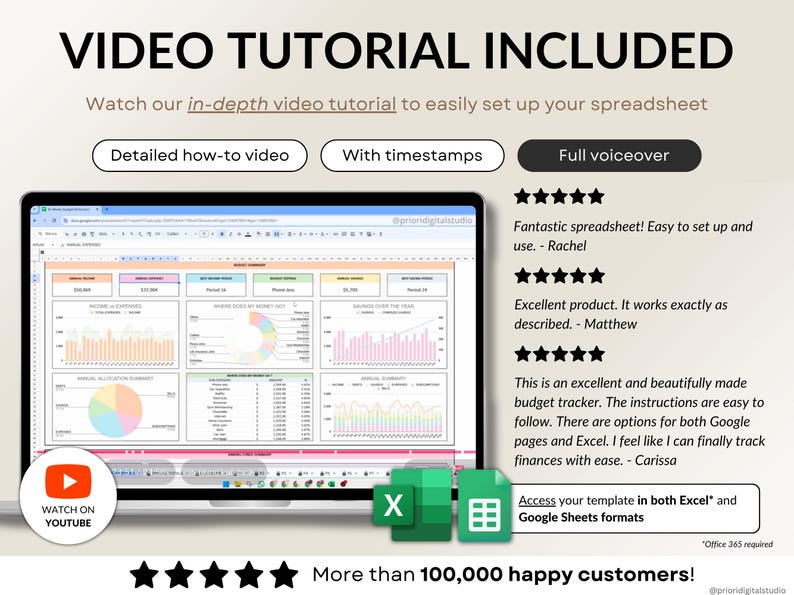 Biweekly budget planner template for Google Sheets and Excel with 26 paycheck tabs, all-in-one dashboard, automated calendar, and annual totals. Track income, expenses, debt, savings, and net worth. Includes 50/30/20 budget dashboard, sinking funds, investment forecast, and no-spending challenge. The perfect digital budget spreadsheet to manage finances, bills, and wealth year-round.