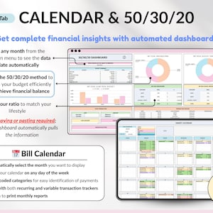 Paycheck Budget Spreadsheet Monthly Budget Weekly Budget Biweekly Debt Tracker Bill Tracker Financial Planner Excel Template Google Sheets