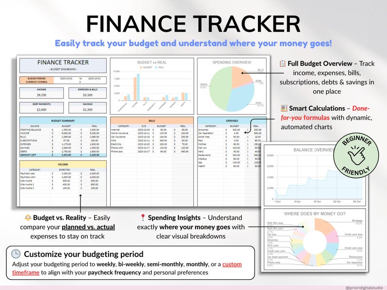 All-in-one student planner for college and school! Track assignments, exams, and deadlines. Includes finance tracker, class schedule, weekly calendar, to-do list, attendance log, reading tracker, contact list, and more. Prioritize tasks, monitor schoolwork, and visualize your schedule. Perfect academic planner for staying organized all semester. Ideal for students and college life!