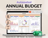 Annual Budget Spreadsheet Monthly Budget Planner Couple Financial Tracker Bill Tracker Debt Tracker Savings Easy Excel Budget Google Sheets
