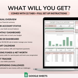 PLR Monthly Budget 50/30/20 Annual Budget Planner Commercial Use PLR Google Sheets Spreadsheet Master Resell Rights PLR Budget Template