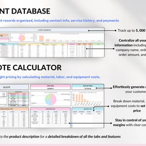 Small Business Spreadsheet Service Business Bookkeeping Tracker for Google Sheets Excel Invoice Tracker Client Tracker Order & Task Tracker