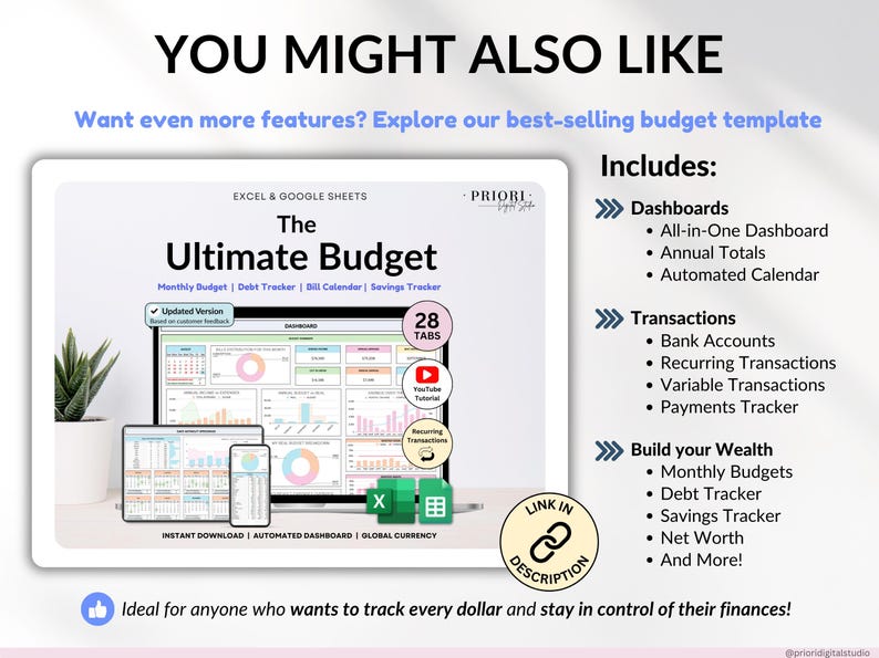 Savings Tracker Sinking Funds Tracker Google Sheets Excel Spreadsheet Savings Template Money Savings Planner Goal Tracker Personal Finance
