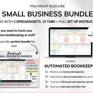 Small Business Spreadsheet Inventory Tracker Order Sales Tracker Product Handmade Pricing Calculator Client Tracker Google Sheets Excel