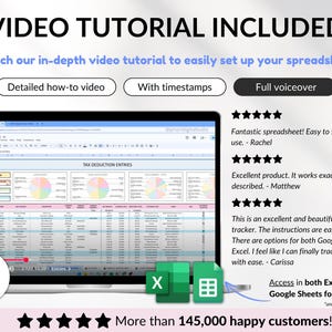 Business tax spreadsheet built for self-employed individuals, freelancers, and small business owners. Track deductions, write-offs, and tax-related transactions in one organized Google Sheets tax tracker. Perfect for annual reporting, 1099 form prep, and staying on top of business accounting and finance management.
