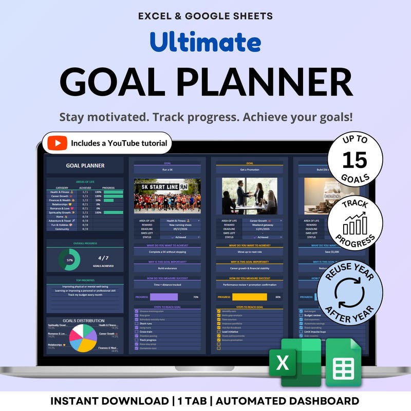 Ultimate Progress Tracker Etsy