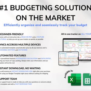 Paycheck Budget Spreadsheet Monthly Budget Weekly Budget Biweekly Debt Tracker Bill Tracker Financial Planner Excel Template Google Sheets