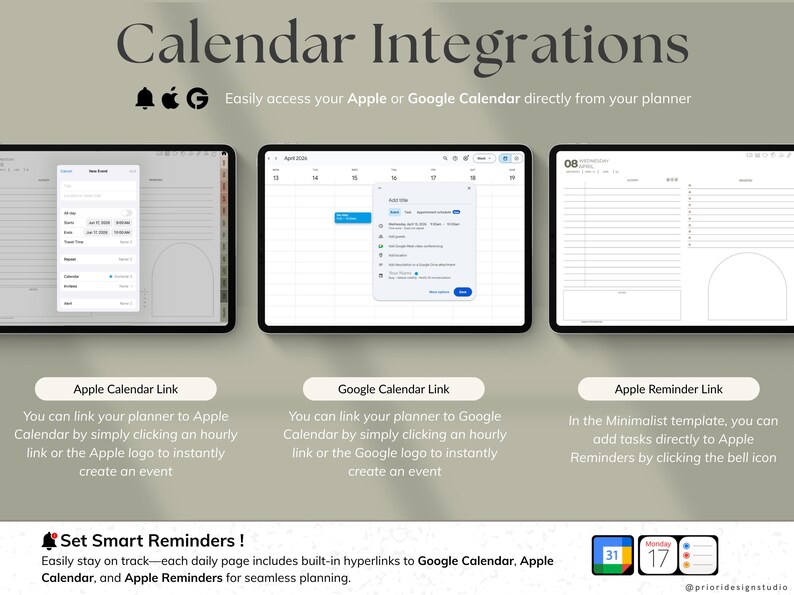 2025 2026 Digital Planner All-in-one Planner for iPad Android Goodnotes ...