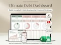 Debt Payoff Tracker Debt Snowball Excel Debt Avalanche Calculator Google Sheets Credit Card Loan Tracker Credit Card Payoff Mortgage Payment