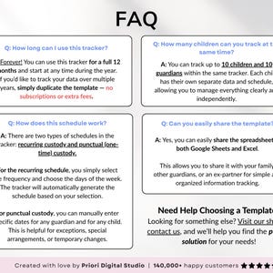 Co-parenting planner for Google Sheets to help divorced or separated parents track custody schedules, child support, shared expenses, and visitation. Includes automated calendar, recurring and one-time schedules, and expense tracking to simplify co-parenting and financial management. Perfect digital tool for organized, stress-free custody and parenting coordination.