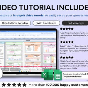 Dark mode ADHD Life Planner designed in Google Sheets and Excel to help you stay organized with an all-in-one digital dashboard. Includes a 2026 calendar, weekly and monthly planners, to-do lists, time blocking, goal tracking, habit tracker, budget and savings trackers, debt tracker, meal planner, grocery list, fitness and hydration trackers. A simple, modern, and easy-to-use spreadsheet template for everyday life management.
